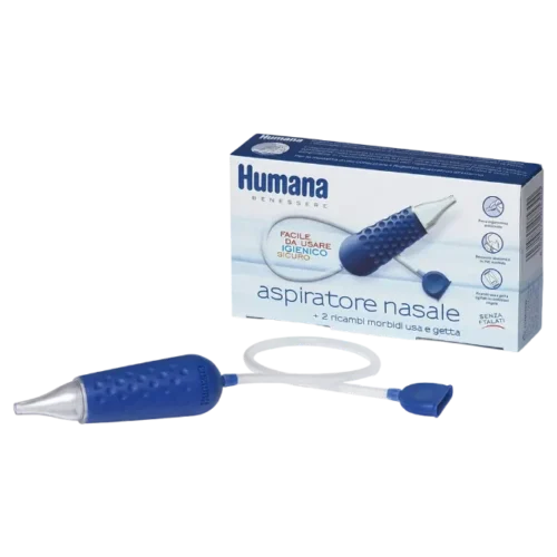 kit-nasino-humana-1 Kit Igiene Nasale: Aspiratore + Ricariche + Soluzione Fisiologica Humana