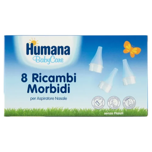 kit-nasino-humana-2 Kit Igiene Nasale: Aspiratore + Ricariche + Soluzione Fisiologica Humana