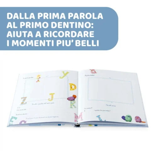 ricordi-chicco-2 Chicco Libro dei Ricordi del Bebè - Diario Nascita