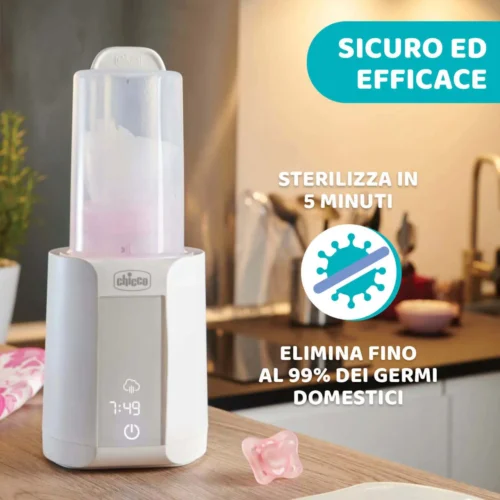 scaldabiberon-chicco-5 Chicco Scaldabiberon e Sterilizzatore Portatile 2 in 1
