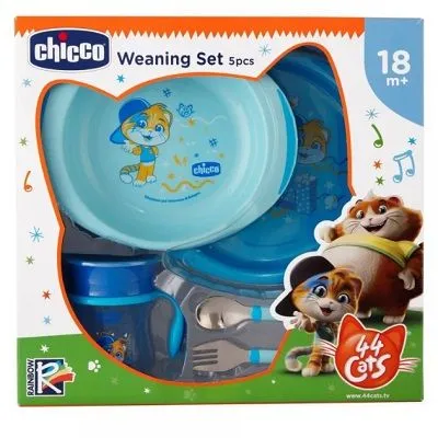 set_pappa-chicco Chicco Set Pappa Svezzamento 18+ Mesi - Weaning Set Completo